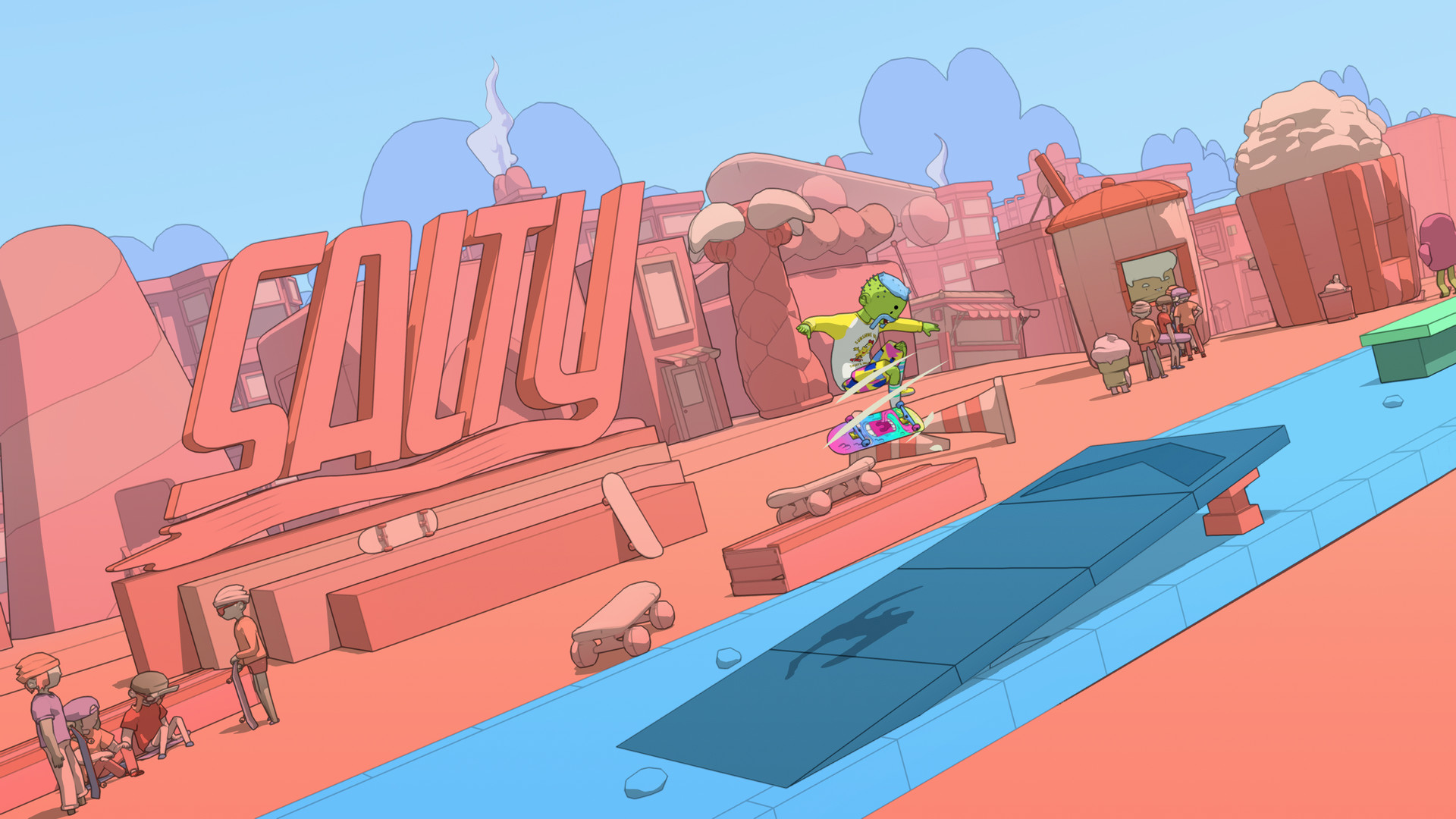 screenshot of OlliOlli World 1