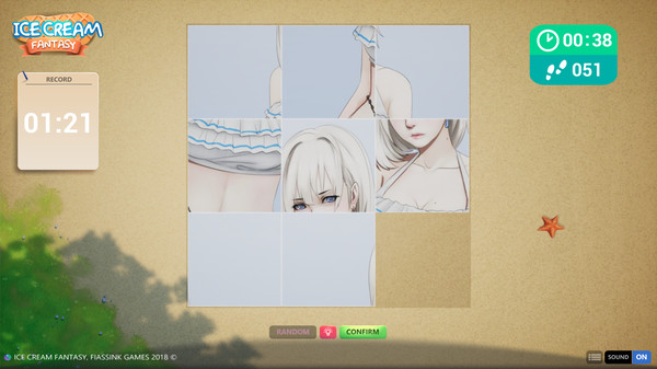 Screenshot z Ice Cream Fantasy - Ecchi Game