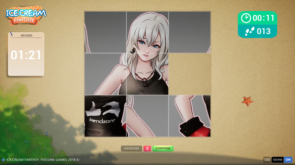 Screenshot z Ice Cream Fantasy - Ecchi Game