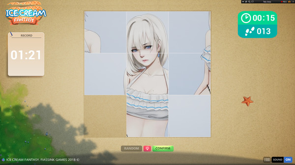 Screenshot z Ice Cream Fantasy - Ecchi Game