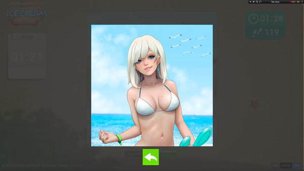 Screenshot z Ice Cream Fantasy - Ecchi Game