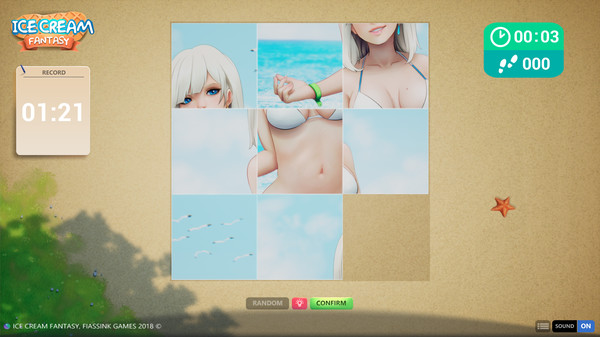 Screenshot z Ice Cream Fantasy - Ecchi Game