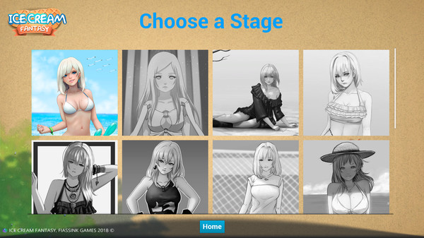 Screenshot z Ice Cream Fantasy - Ecchi Game