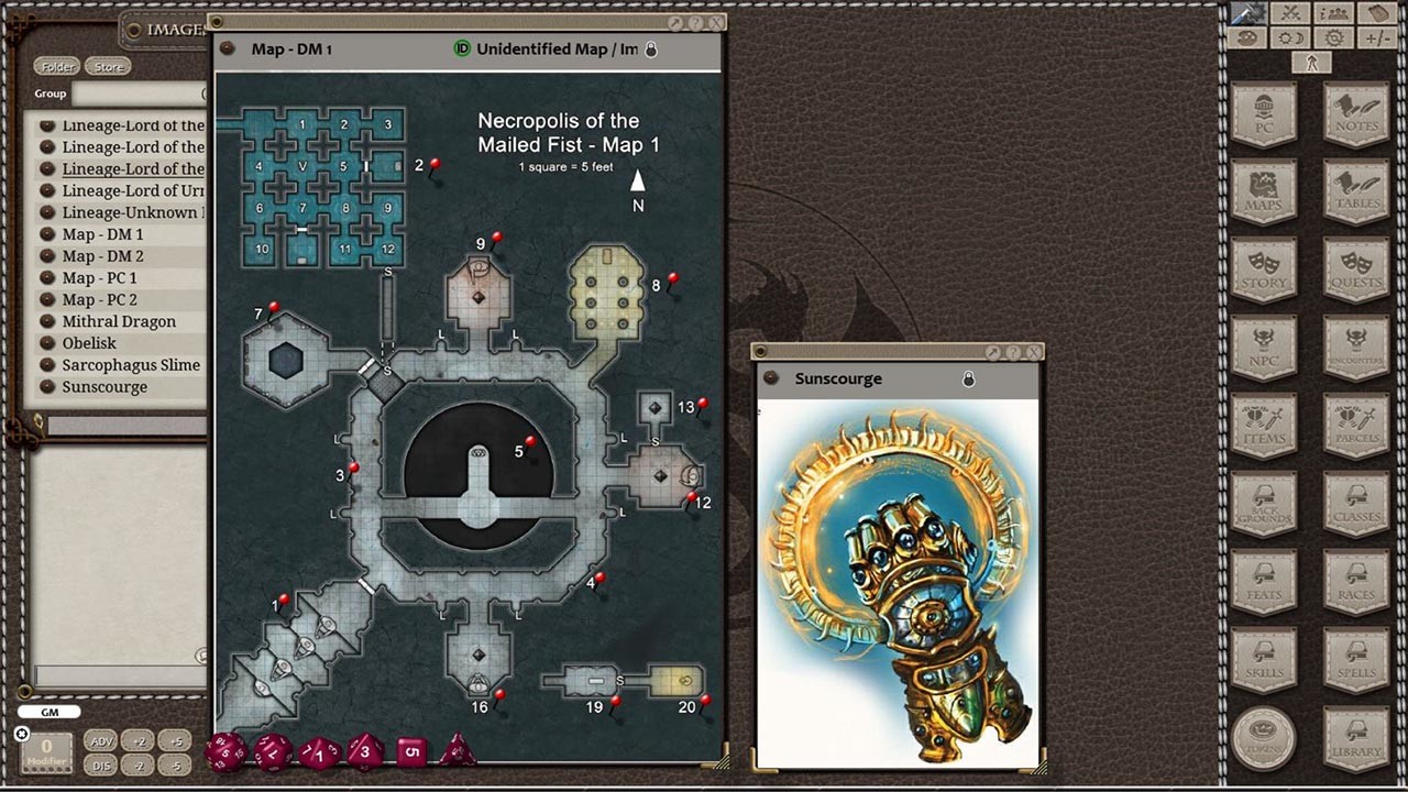 Fantasy Grounds - Necropolis of the Mailed Fist (5E) screenshot 3