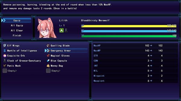 Screenshot z 境界 Dice&Fighter Screenshot z 境界 Dice&Fighter