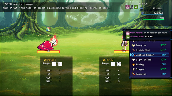 Screenshot z 境界 Dice&Fighter Screenshot z 境界 Dice&Fighter