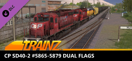 Trainz 2019 DLC - CP SD40-2 #5865-5879 Dual Flags banner image