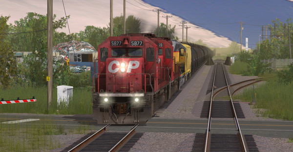 Trainz 2019 DLC - CP SD40-2 #5865-5879 Dual Flags