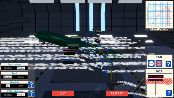 Screenshot z MCAS Simulation