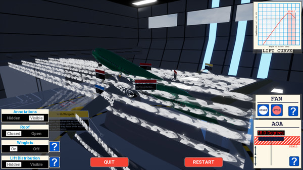 Screenshot z MCAS Simulation