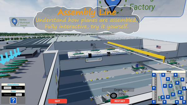 Screenshot z MCAS Simulation