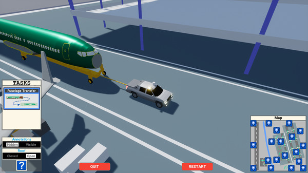 Screenshot z MCAS Simulation