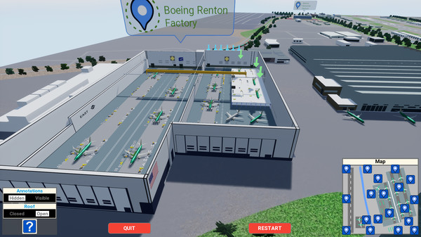 Screenshot z MCAS Simulation