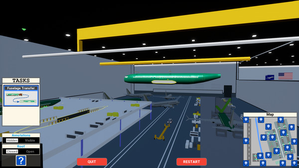 Screenshot z MCAS Simulation