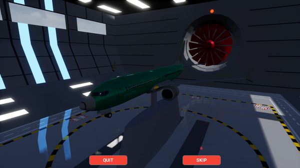 Screenshot z MCAS Simulation