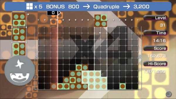 Screenshot z Lumines: Advanced Pack