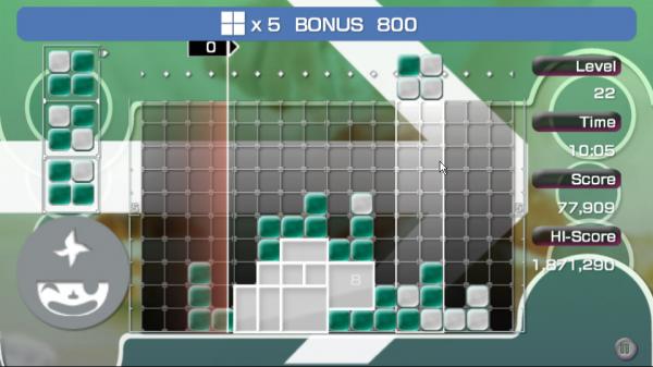 Screenshot z Lumines: Advanced Pack