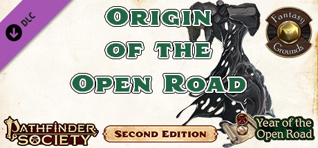 Fantasy Grounds - Pathfinder 2 RPG - Pathfinder Society Scenario #1-00: Origin of the Open Road (PFRPG2) Header Image
