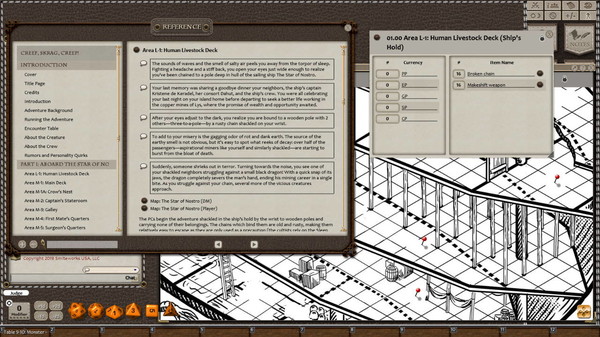 Fantasy Grounds - Dungeon Crawl Classics Horror #5: Creep, Skrag, Creep! (DCC)