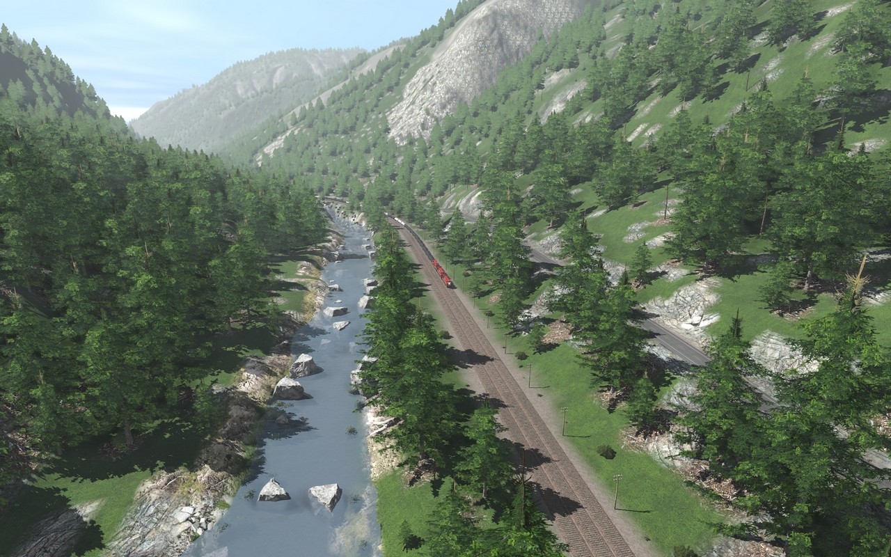 Trainz 2019 DLC - Canadian Rocky Mountains Viktor Lake to Ross Peak and Glacier Featured Screenshot #1