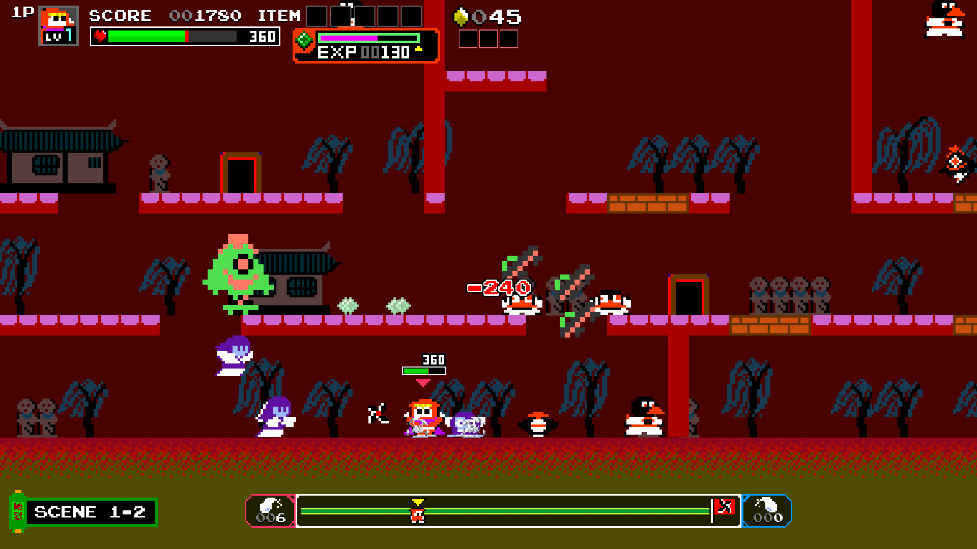 Ninja JaJaMaru: The Great Yokai Battle + Hell screenshot #6