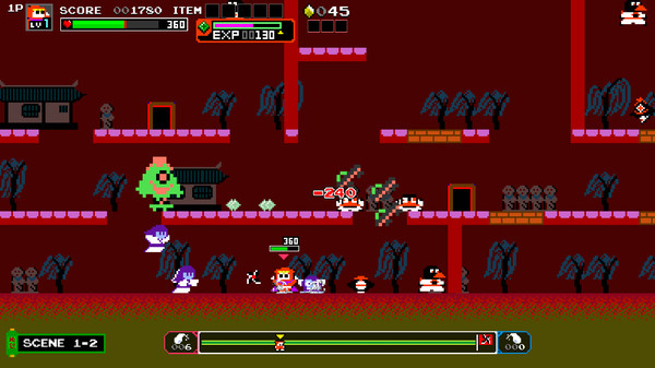 Screenshot z Ninja JaJaMaru: The Great Yokai Battle + Hell Screenshot z Ninja JaJaMaru: The Great Yokai Battle + Hell
