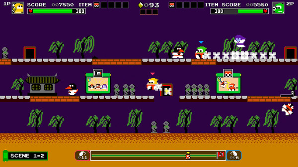 Screenshot z Ninja JaJaMaru: The Great Yokai Battle + Hell Screenshot z Ninja JaJaMaru: The Great Yokai Battle + Hell