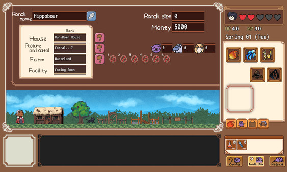 Screenshot z Hippoboar Rancher