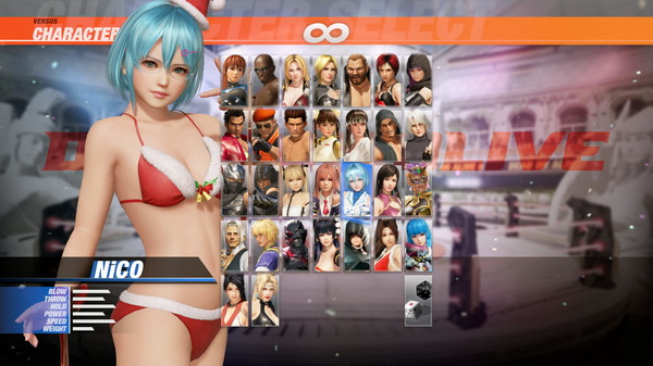 DOA6 Santa Bikini Set