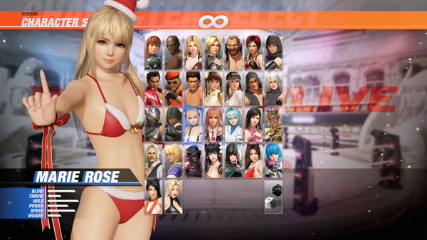 DOA6 Santa Bikini Set