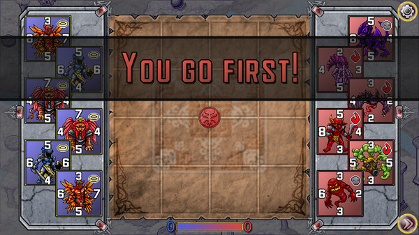 Screenshot z Trial of the Gods: Siralim CCG