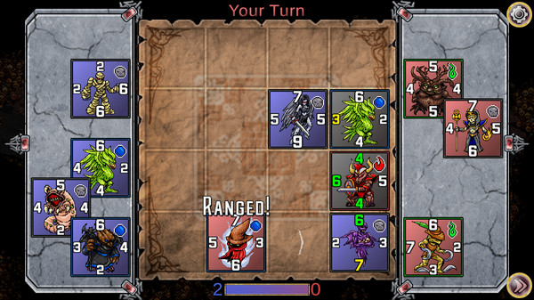 Screenshot z Trial of the Gods: Siralim CCG