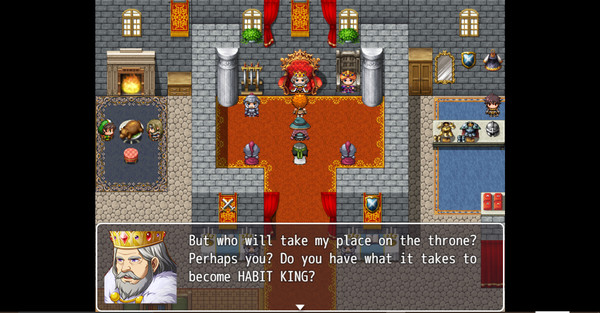 Screenshot z HABITKING RPG
