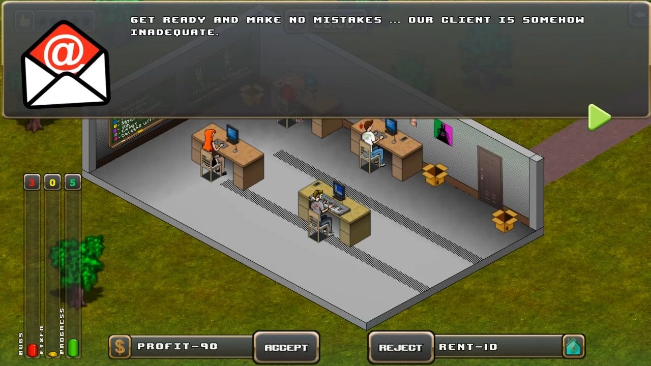 #2. Gamedev simulator (Steam) By: Bitlock Studio