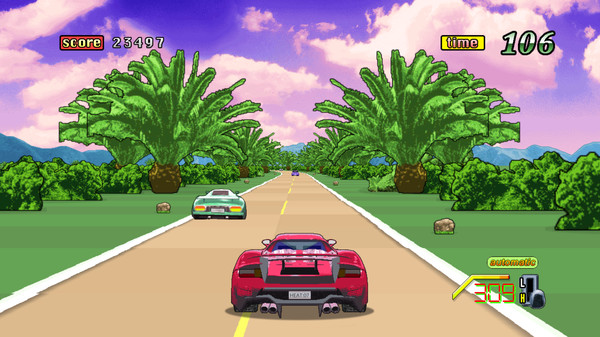 Screenshot z Ocean Drive Challenge Remastered Screenshot z Ocean Drive Challenge Remastered