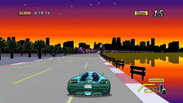 Screenshot z Ocean Drive Challenge Remastered Screenshot z Ocean Drive Challenge Remastered