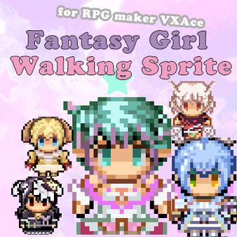 RPG Maker VX Ace - Fantasy Girl Walking Sprite