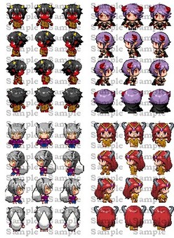 RPG Maker MV - Monster Girl Walking Sprite