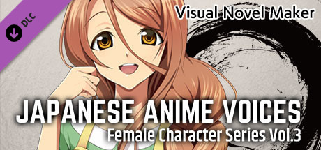 Visual Novel Maker - Japanese Anime Voices：Female Character Series Vol.3 banner image