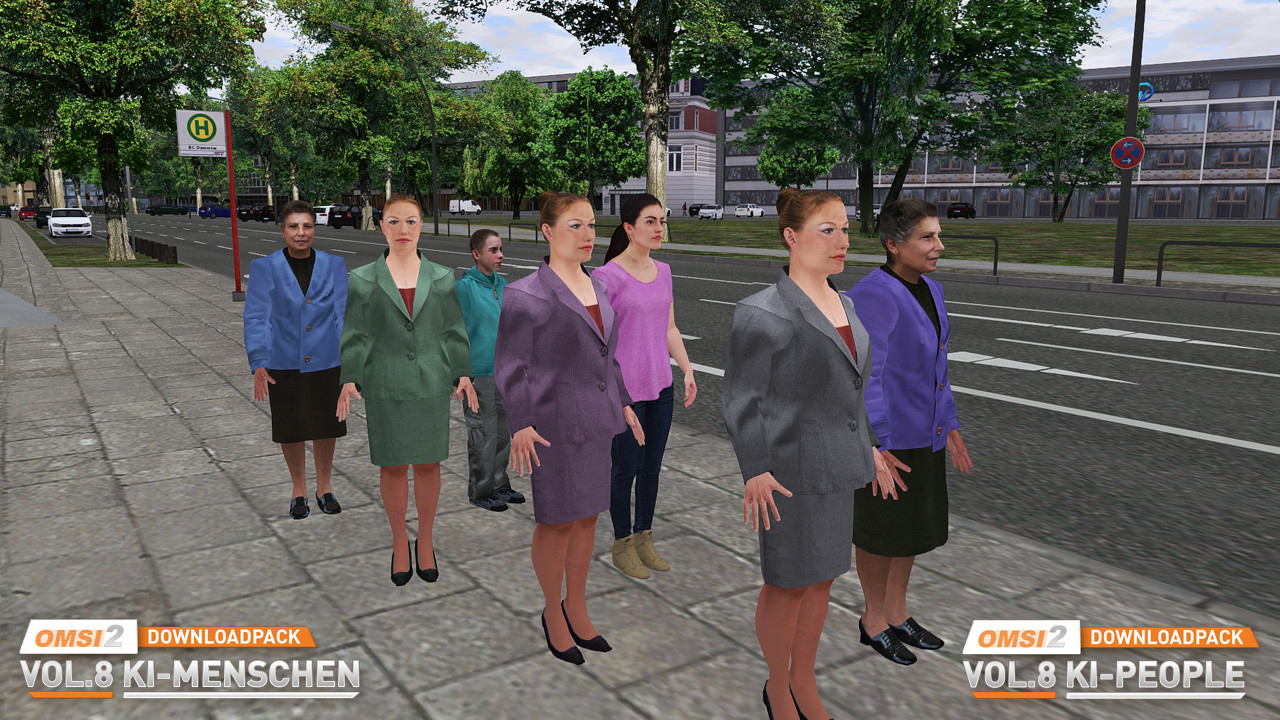 OMSI 2 Add-on Downloadpack Vol. 8 - AI People Featured Screenshot #1