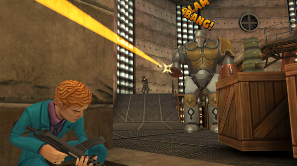 Screenshot of British Gangsters gameplay showing in-action mechanics