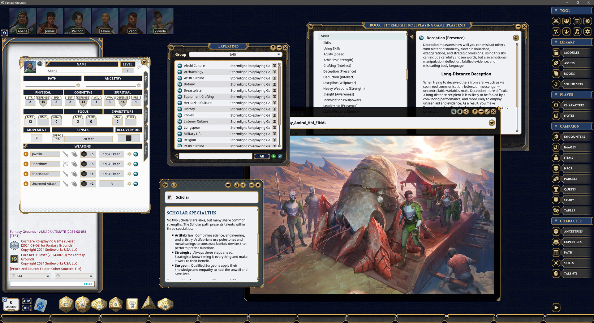 Fantasy Grounds VTT screenshot #6