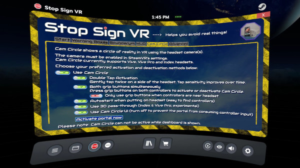 Stop Sign VR Tools.