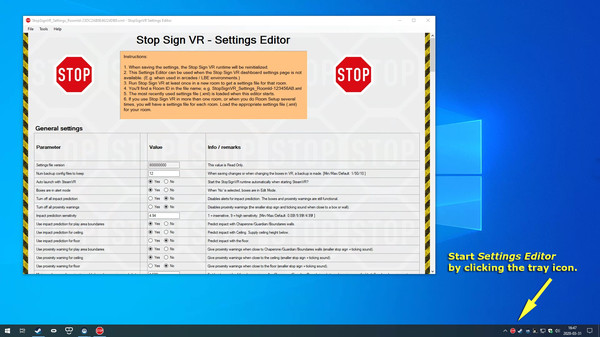 Stop Sign VR Tools.
