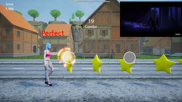 Screenshot z Groove Runner