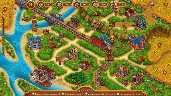 Screenshot z Golden Rails: Tales of the Wild West