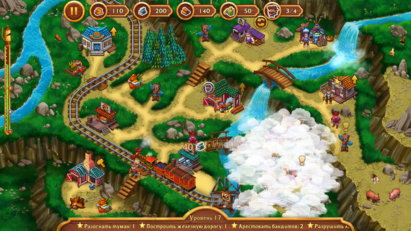 Screenshot z Golden Rails: Tales of the Wild West