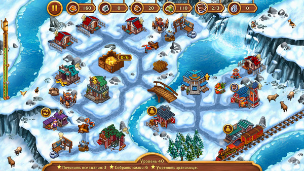 Screenshot z Golden Rails: Tales of the Wild West