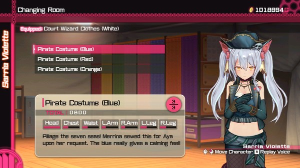 Bullet Girls Phantasia - Costume Set: Pirate Costumes