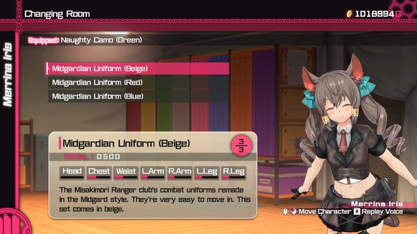 Bullet Girls Phantasia - Costume Set: Midgardian Uniforms